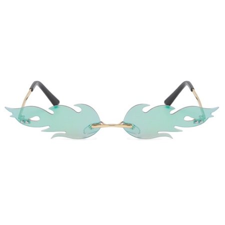 Star Posh Accessories | Trend Alert Blue Flame Mirror Sunglasses | Poshmark