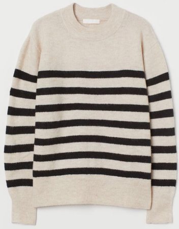hm sweater striped