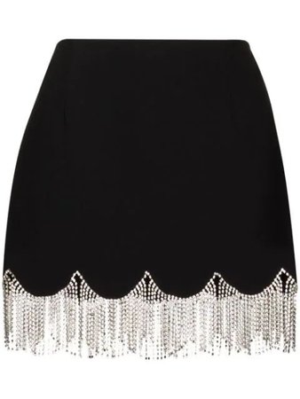 black kpop skirt
