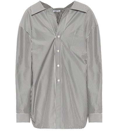 Striped Cotton-Blend Shirt | Balenciaga - Mytheresa