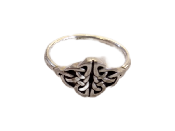 silver celtic knot ring
