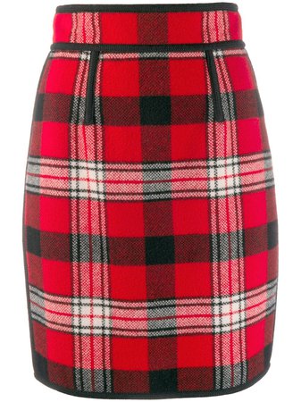 Dsquared2 Checkered Pencil Skirt | Farfetch.com