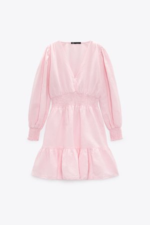 DRESS - Pink / White | ZARA United States