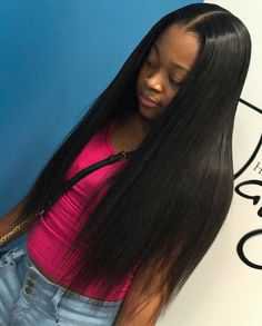Middle Parts Follow Me For More | ❥ SLAYED HAIR.✨ | Pinterest | Middle, Black girls hairstyles and Girl hairstyles