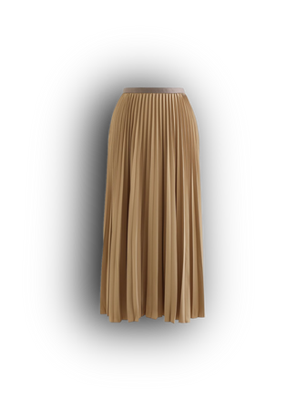 pleated brown gray skirts skirt