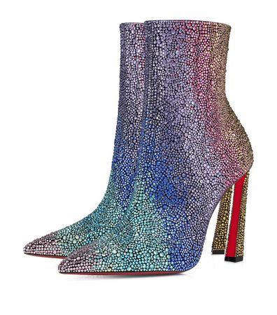 Womens Christian Louboutin red Condora Strass Boots 100 | Harrods # {CountryCode}