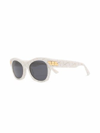 Bottega Veneta Eyewear Sonnenbrille Mit Geometrischem Gestell - Farfetch