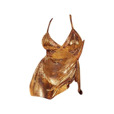 Rihanna Gold Mini Dress made from Vintage Metal Mesh For Sale at 1stdibs