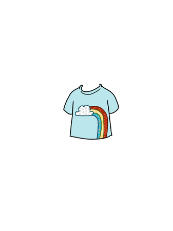 cartoon kids shirt- rainbow boden