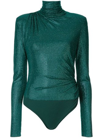 Alexandre Vauthier microcrystal high neck bodysuit $3,850 - Buy Online - Mobile Friendly, Fast Delivery, Price