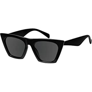 Amazon.com: FEISEDY Vintage Square Cat Eye Sunglasses Women Trendy Cateye Sunglasses B2473 (Black, 52) : Clothing, Shoes & Jewelry