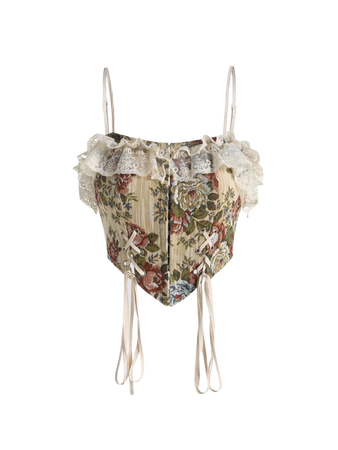 Floral corset