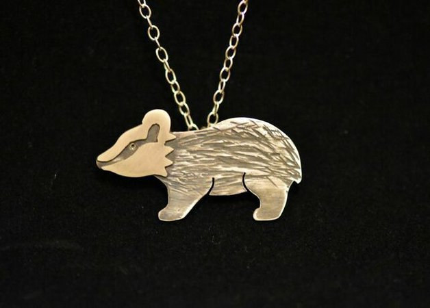 badger necklace - Google Search