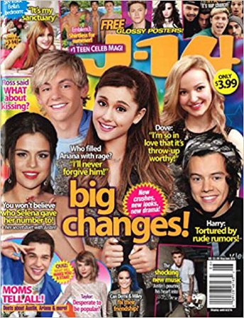 Amazon.com: J-14, May/june, 2014, Ariana Grande, Taylor Swift, Selena Gomez, Dove, Harry Styles , Emblem3: Libros