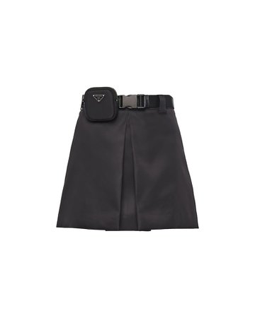 Re-Nylon gabardine miniskirt | Prada