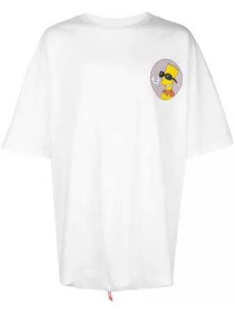 Off-White oversized Bart Simpson T-shirt g, Price