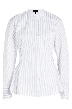 Cotton Shirt with Lace-Up Sides Gr. L
