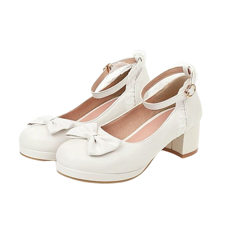 Cute white chucky heels