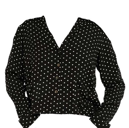 polka dot blouse
