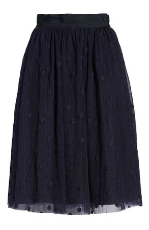 1901 Embroidered Tulle Skirt (Regular & Petite) | Nordstrom