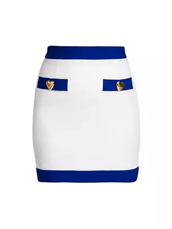 Shop Moschino Nautical Crepe Miniskirt | Saks Fifth Avenue