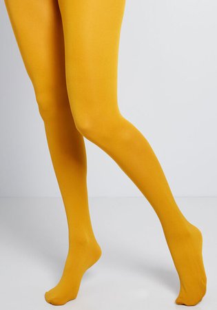 Leggy Layers Tights in Mustard | ModCloth