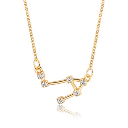 Gold color Star Zodiac Sign 12 Constellation Necklaces & Pendants Choker Necklaces for Women Long Chain Necklace bijoux femme-in Pendant Necklaces from Jewelry & Accessories on Aliexpress.com | Alibaba Group