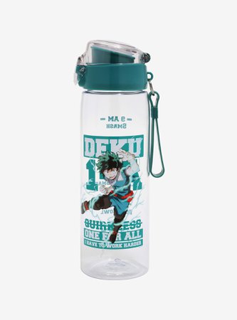 My Hero Academia Deku Hydration Tracking Water Bottle