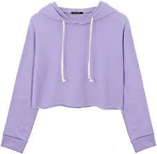 purple crop top hoodie - Google Search