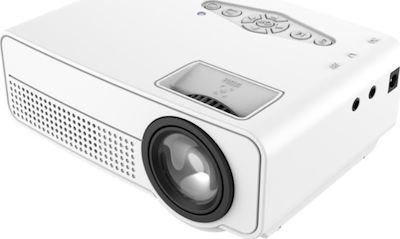 Andowl Q8HD Projector Τεχνολογίας Προβολής DLP (DMD) Λάμπας LED με Φυσική Ανάλυση 800 x 480 και Φωτεινότητα 2000 Ansi Lumens Λευκός | Skroutz.gr