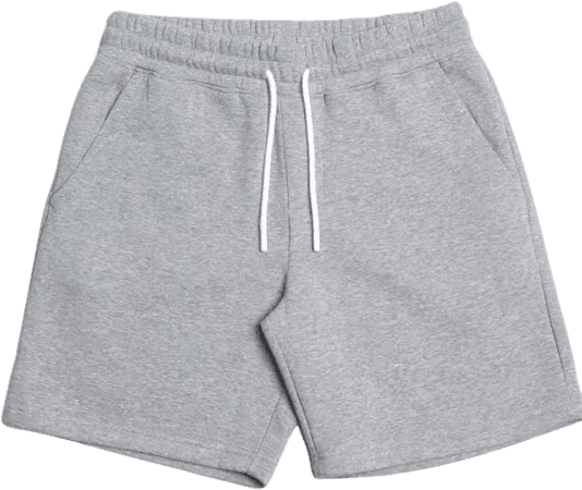 grey sweat shorts