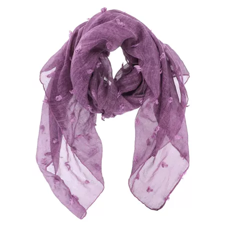 LA77 Solid Color Detailed Stich on Front Scarf - Free Shipping On Orders Over $45 - Overstock - 25968061