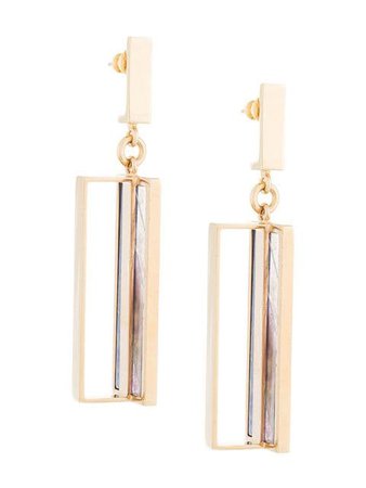 Crystalline Flourite Lapis Earrings - Farfetch