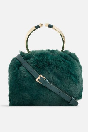 **Faux Fur Handbag by Koko Couture - Bags & Purses - Bags & Accessories - Topshop