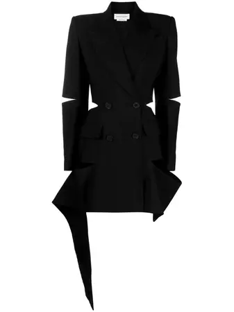 Alexander McQueen cut-out blazer dress