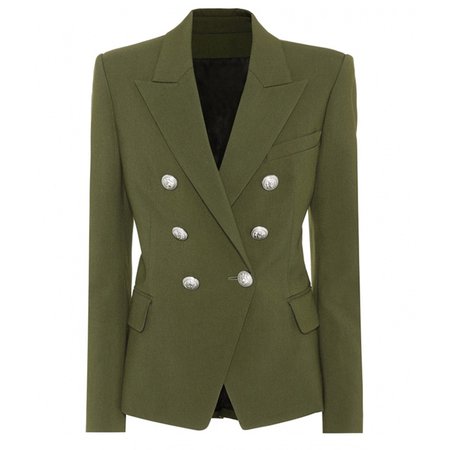 olive green blazer