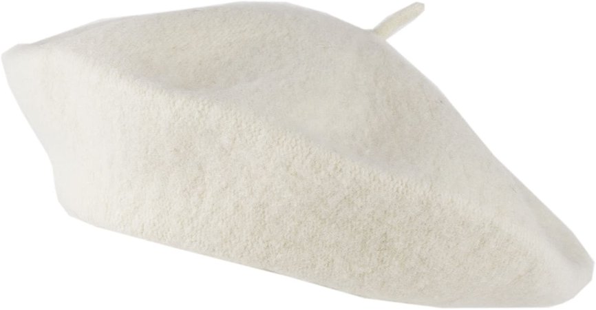 Hat To Socks Wool Blend French Beret for Men and Women in Plain Colours (Off White) at Amazon Women’s Clothing store