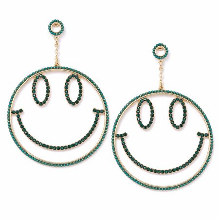 Зеленые серьги Smile - купить за 4 900 руб. в Москве