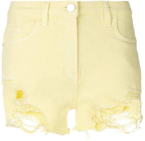 denim ripped shorts