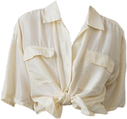 Light Cream Tied Blouse (png)