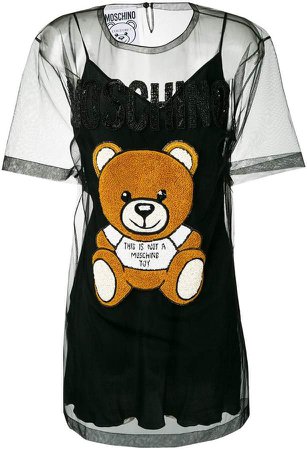 tulle Bear T-shirt dress