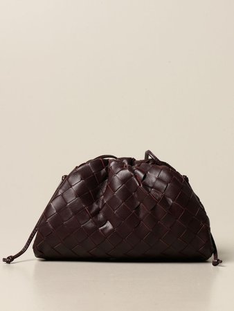 brown leather woven clutch - Google Search