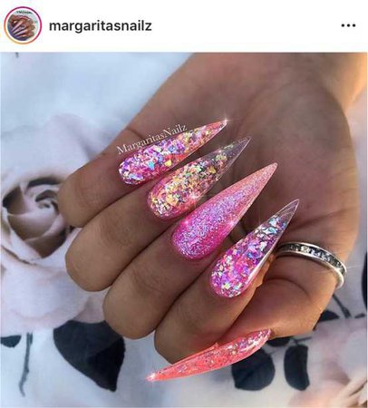 my nails done by @margaritaanailz