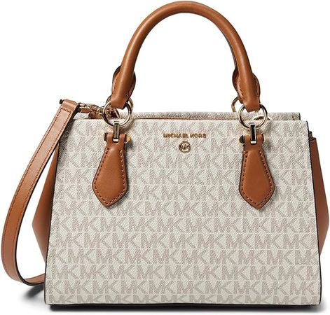 Michael Kors Marilyn Small Crossbody Vanilla/Acorn One Size: Handbags: Amazon.com