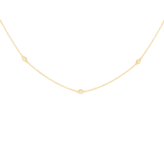 Satellite Necklace White Sapphire | Mejuri