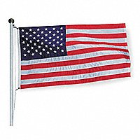 TOUGH-TEX US Flag, 5 ft.H x 8 ft.W, Polyester - 2NED5|2730 - Grainger