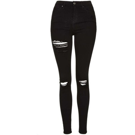 ripped black jeans polyvore