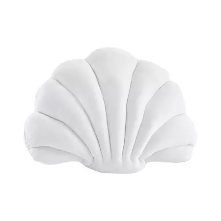 White Fairy Shell Throw Pillow