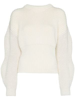 CHLOÉ ribbed knitted wool jumper