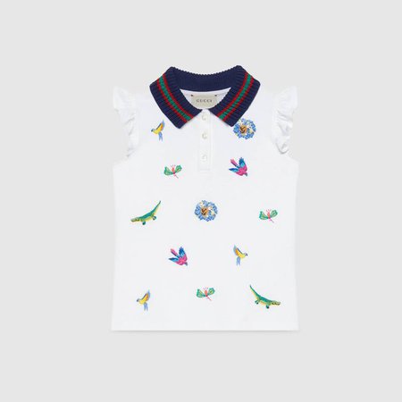 Children's embroidered polo - Gucci Sweatshirts & T-shirts 552147XJALQ9061